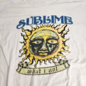 Sublime Ska-Punk Band Long Beach Legends White Short Sleeve Tee Men's Size 3XL